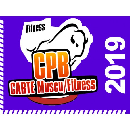 Cotisation 2019 Fitness CPB